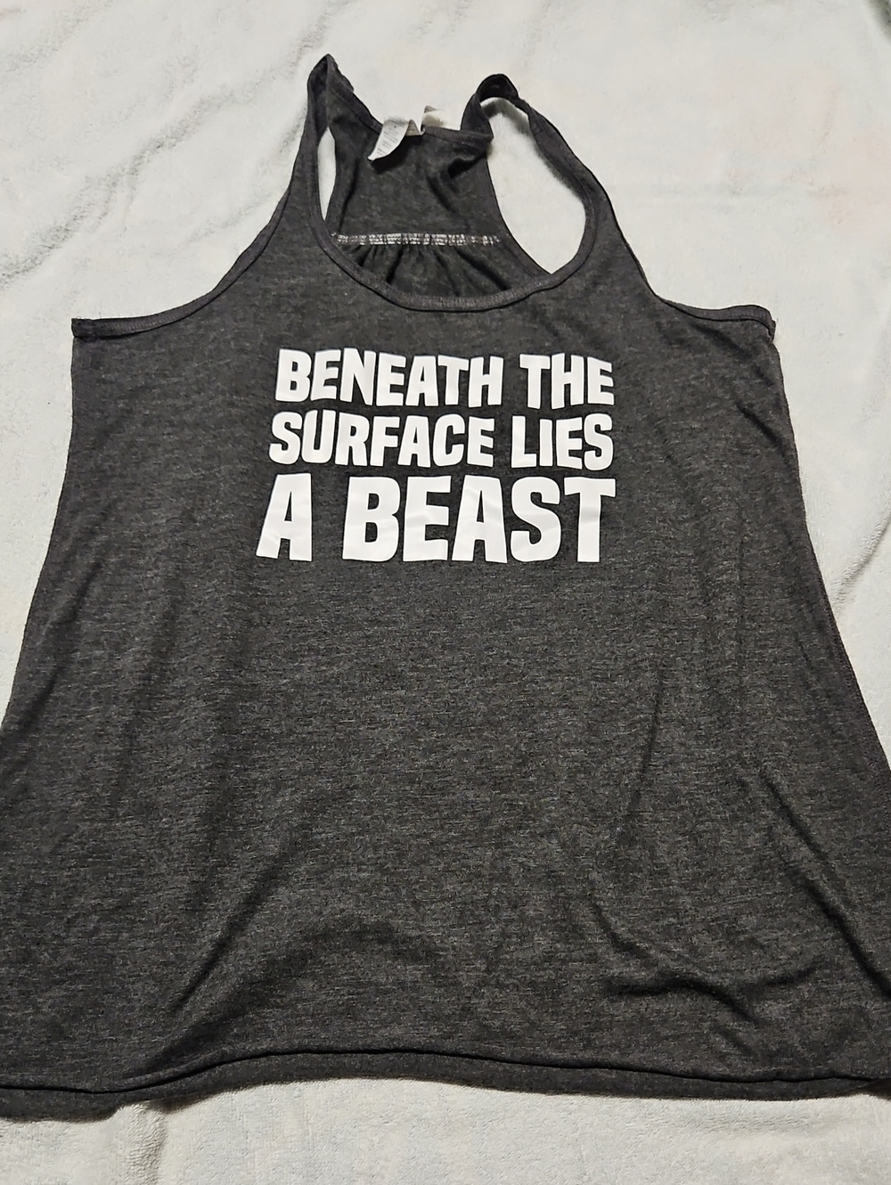 Constantly Varied Gear Charcoal Tank with White Text